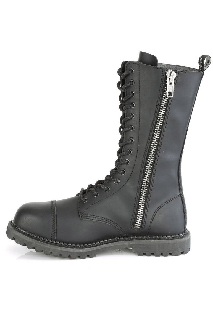 Start a RIOT-14 Boots [Black Vegan Leather]