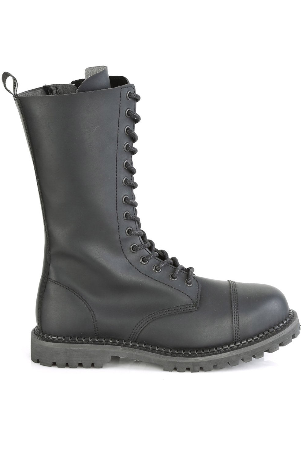 Start a RIOT-14 Boots [Black Vegan Leather]