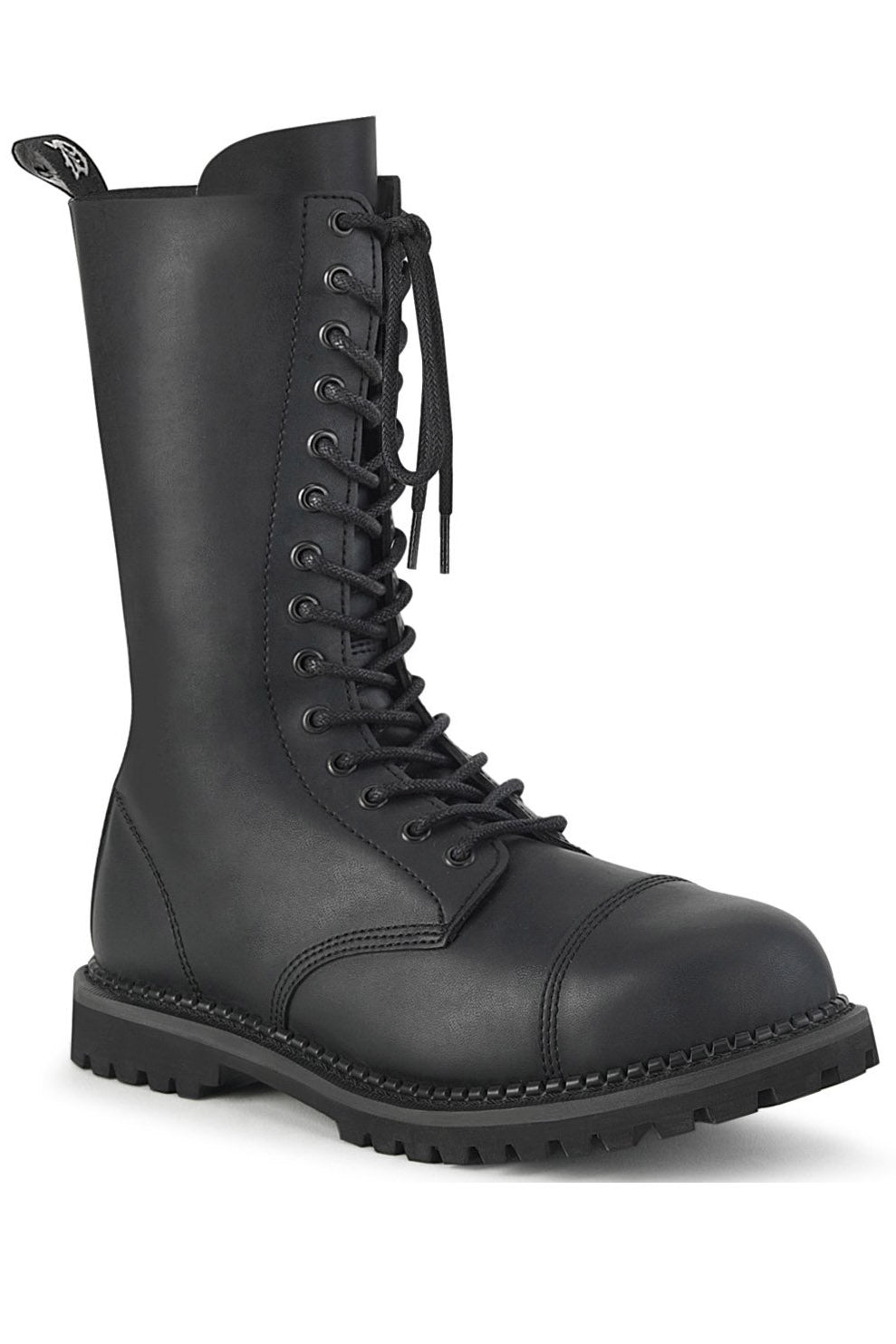 Start a RIOT-14 Boots [Black Vegan Leather]