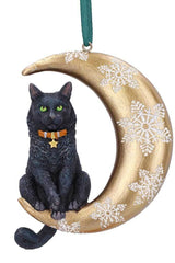 Lisa Parker Moon Cat Hanging Ornament
