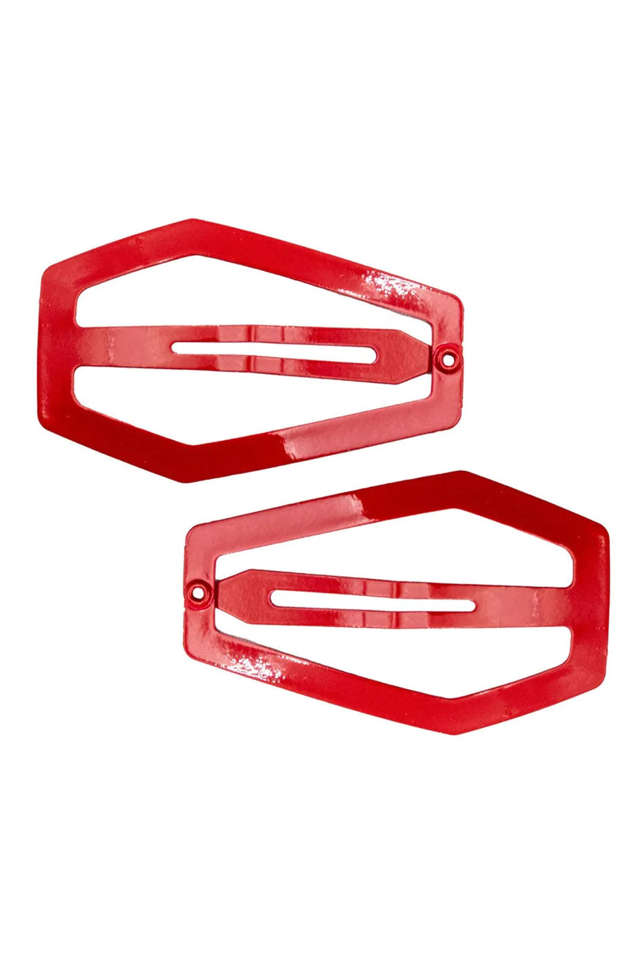 Coffin Snap Hair Clips [Red]