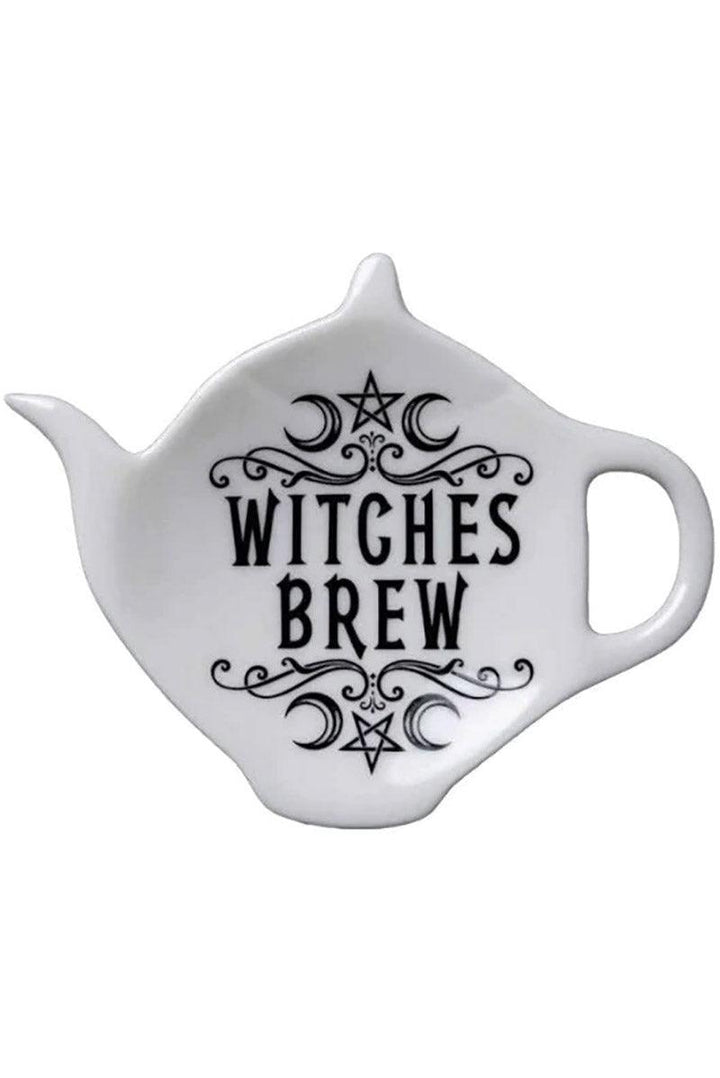 Alchemy Crescent Witches Brew Tea Bag & Spoon Rest - VampireFreaks