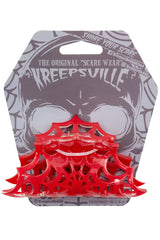 Spiderweb Hair Claw Clip [RED]