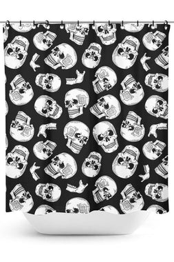 Anatomical Skulls Shower Curtain