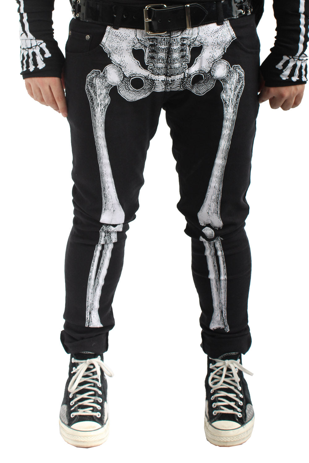 Skeleton Jeans [Unisex] [White Bone]