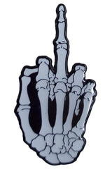 Punk skeleton pin