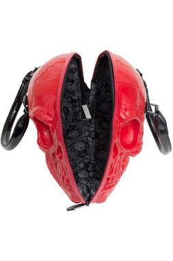 Skull Collection Handbag [Red]