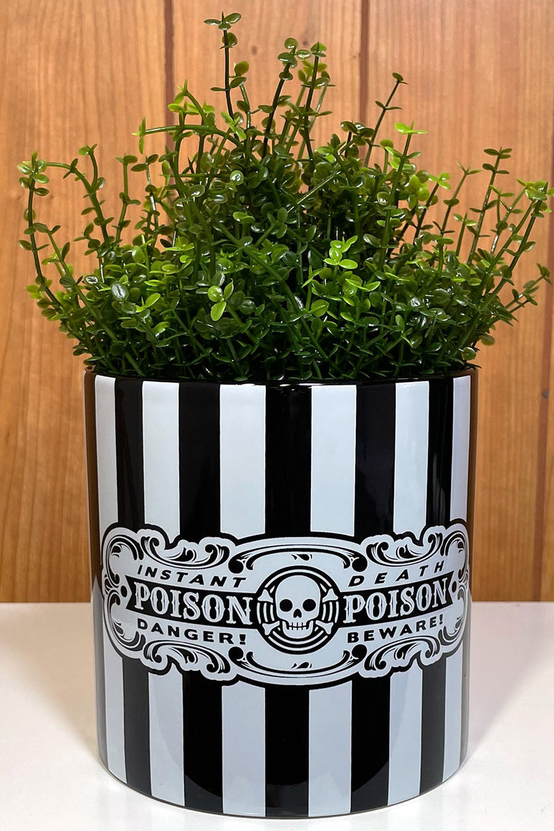 Poison Plant Container VampireFreaks   Sourpuss Poison Plant Pot 2 800x 