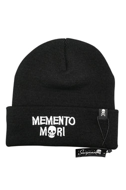 Memento Mori Knit Beanie Hat