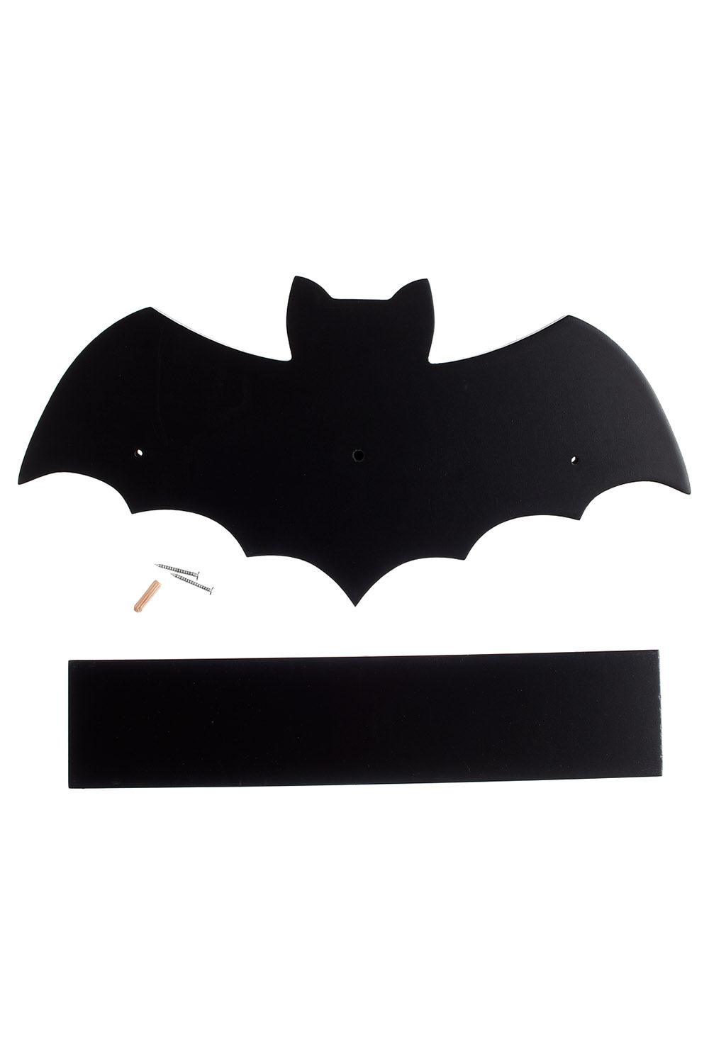 Sourpuss Bat Shelf [Black] - VampireFreaks