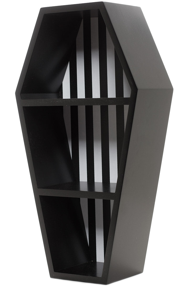 Striped Coffin Shelf [BLACK/WHITE]