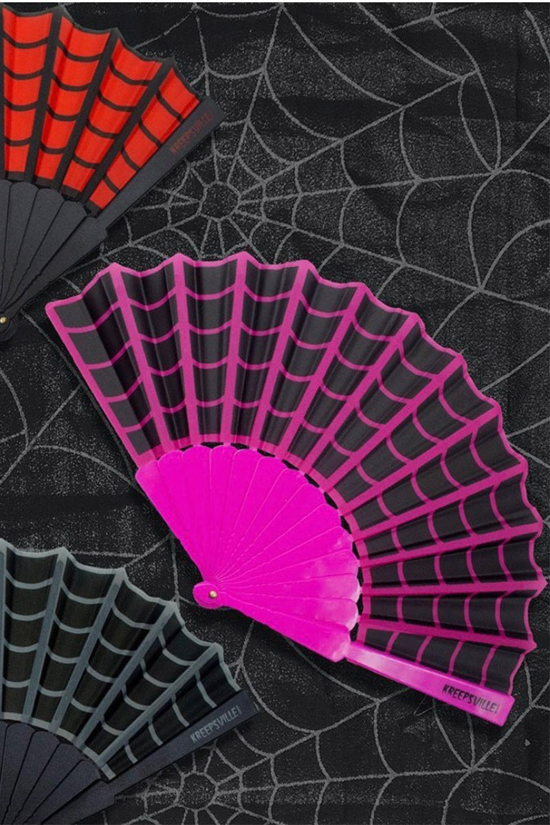 Spiderweb Scallop Fan [Pink]