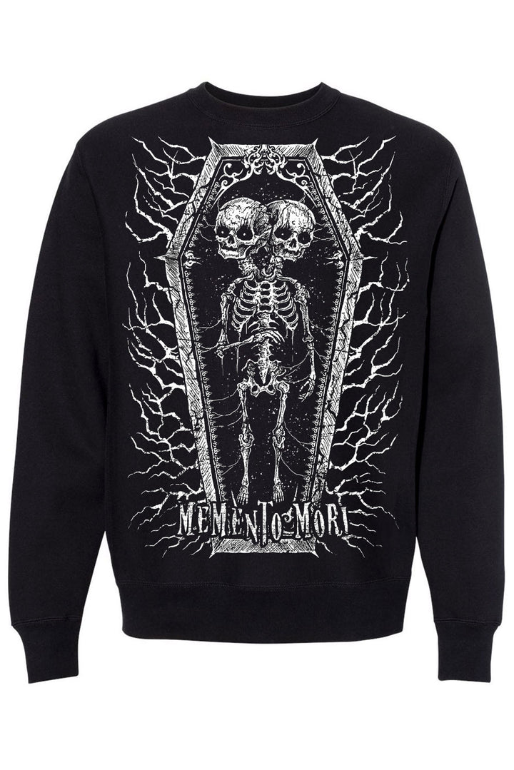 Memento Mori Conjoined Skeleton Twins Sweatshirt
