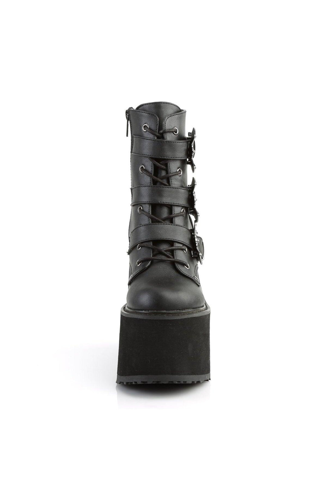 Demonia Cauldron of Bats SWING-103 Boots [Black Vegan Leather] - VampireFreaks