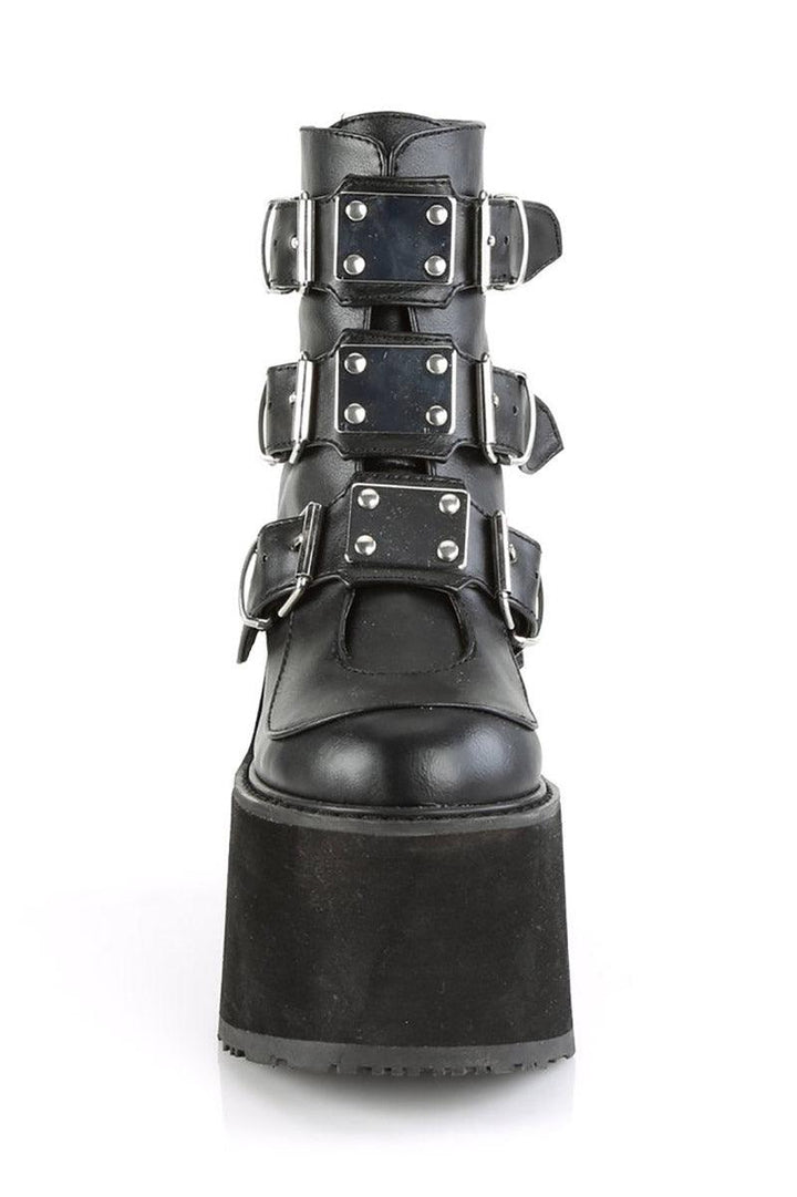 Demonia Ashes to Ashes Ankle Boots [SWING-105] - VampireFreaks