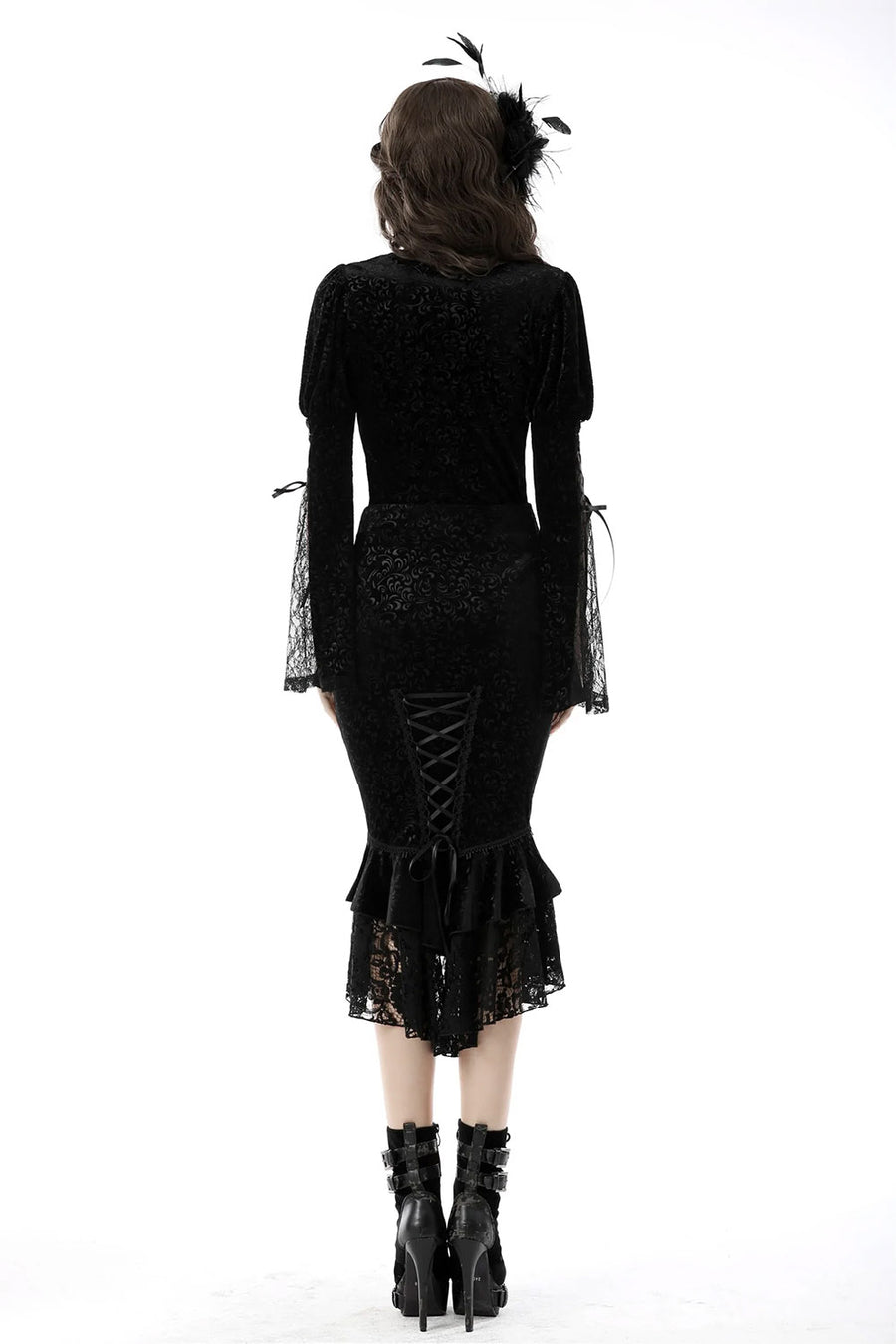 Ghostling Vintage Goth Skirt – VampireFreaks