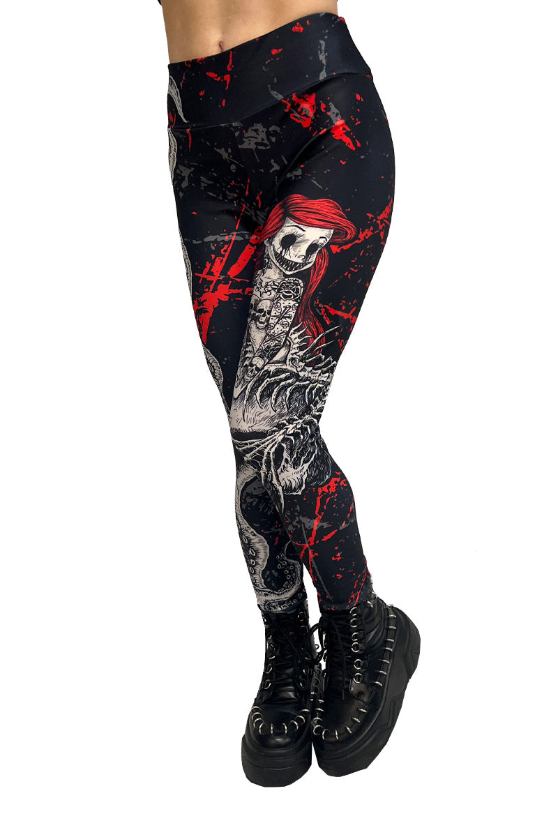 The Little Mermaidcore Leggings VampireFreaks