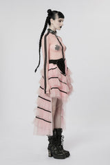 Pink Death Tulle Skirt [PINK]
