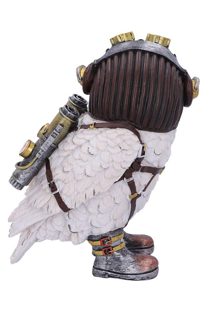 The Aviator Pilot Snowy Owl Figurine