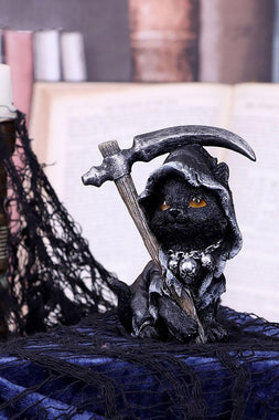 Amara Grim Reaper Cat Figurine