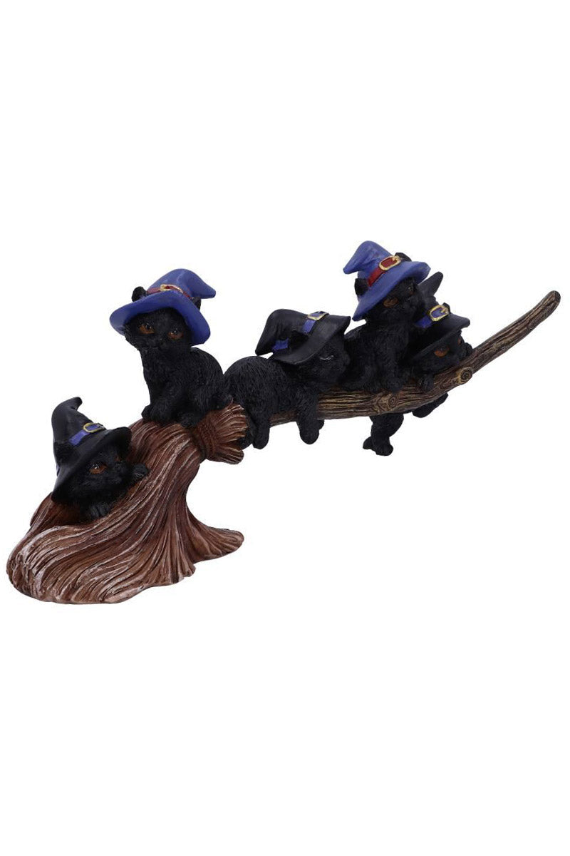 Purrfect Broomstick Statue