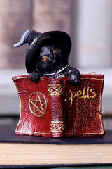 Kitty's Grimoire Spellbook Statue