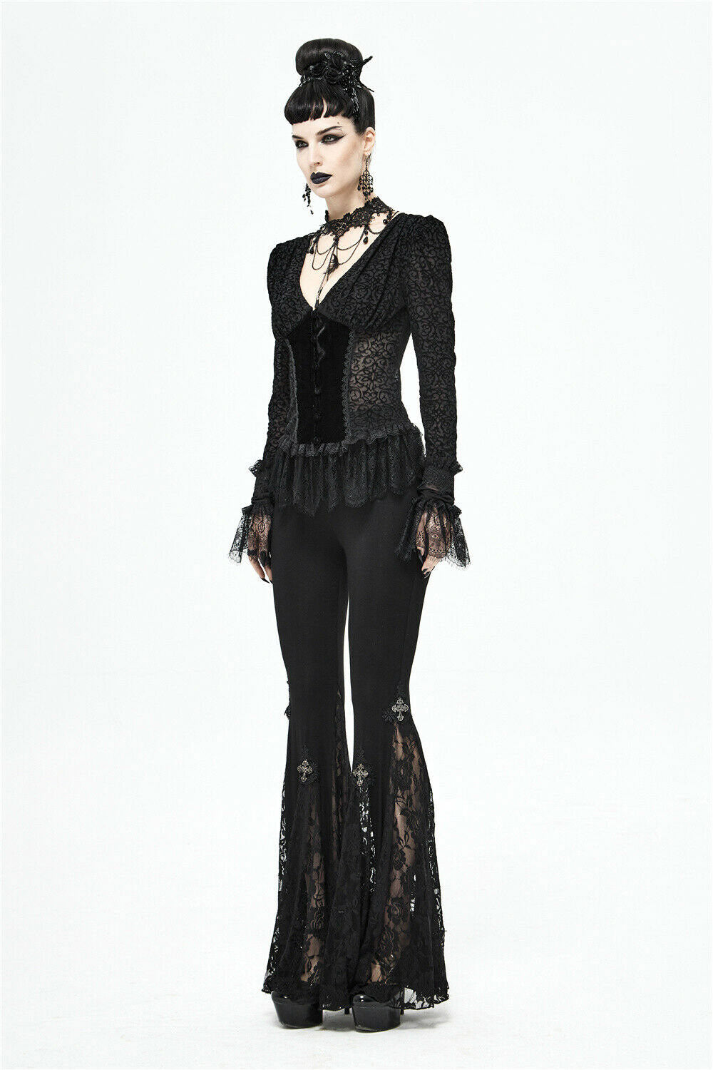 Vampire Gothic Schlaghosen