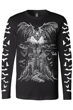 Vampire Castle T-shirt [BLACK/WHITE]