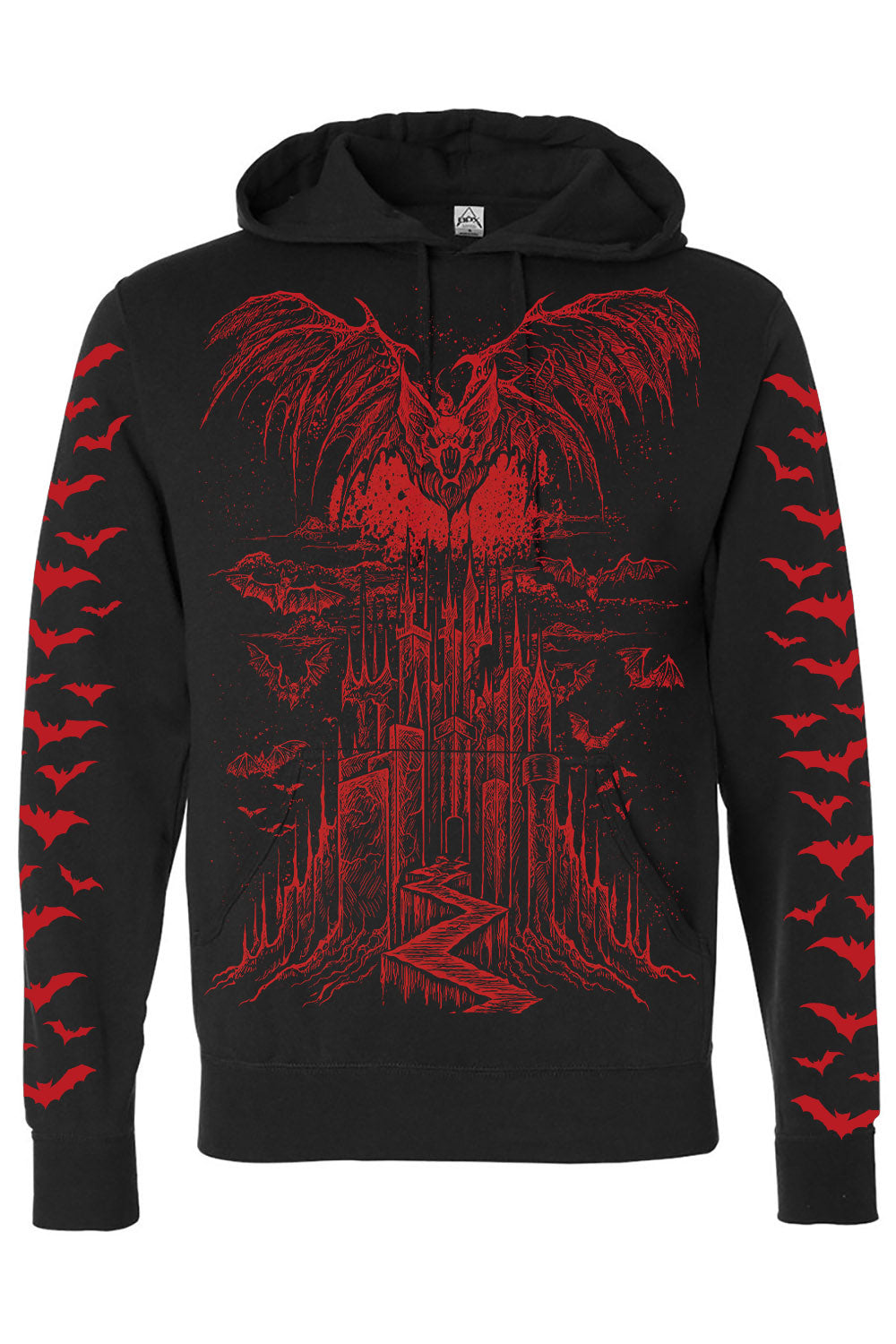 Blood sales red hoodie