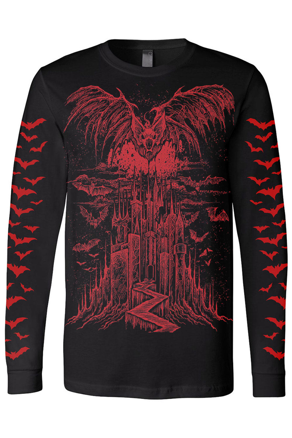 Vampire Castle T-shirt [BLOOD RED] – VampireFreaks