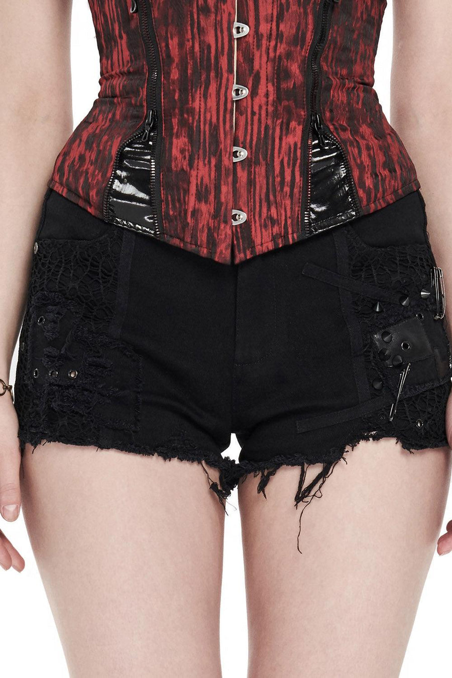 Punk Rave Daddy's Lil Munster Shorts - VampireFreaks