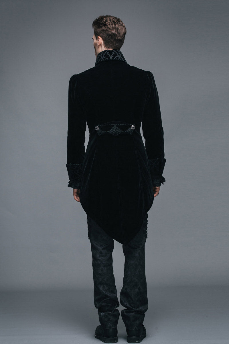 Black Blood Velvet Coat [BLACK]