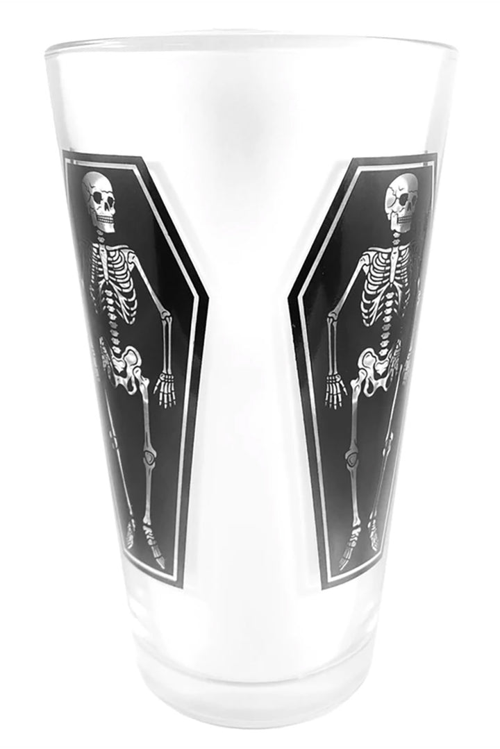 Skeleton Pint Glass