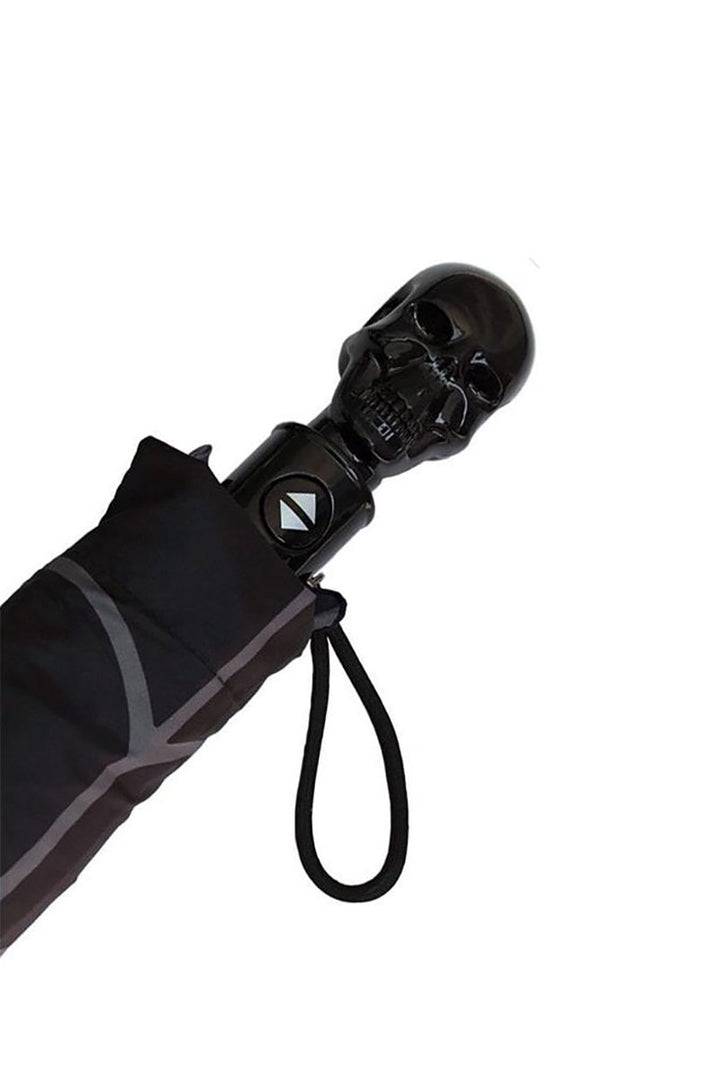 Skull Handle Go Away Ouija Umbrella