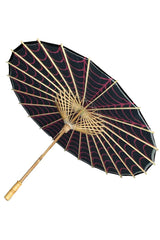 Spiderweb Fabric Parasol [PINK/BLACK]