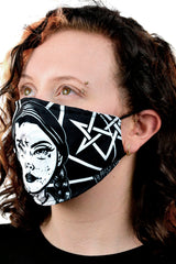 Wednesday Addams Occult Face Mask
