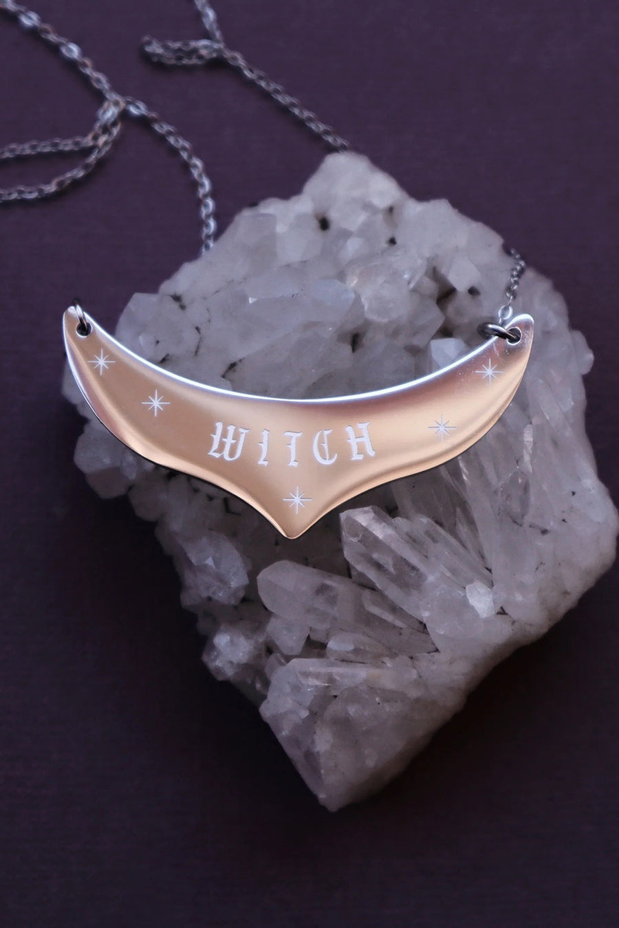 Witch Plate Necklace