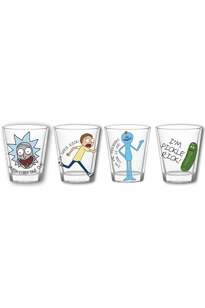 Rick and Morty Shot Glass Set